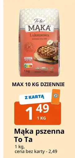 E.Leclerc Mąka luksusowa typ 500 To Ta! oferta