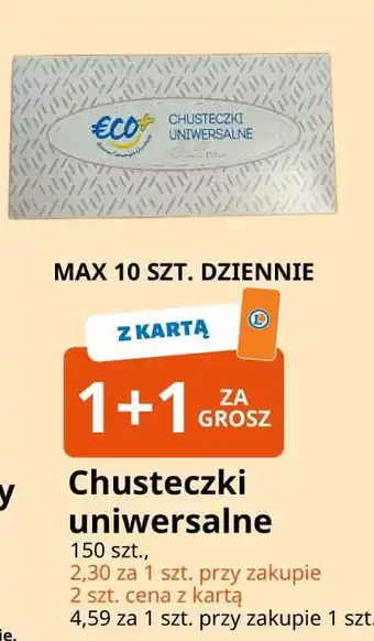 Chusteczki uniwersalne Eco+