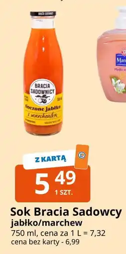E.Leclerc Sok tłoczony jabłko i marchew Bracia Sadownicy oferta