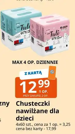 E.Leclerc Chusteczki nawilżane dla dzieci Luba Tuli oferta