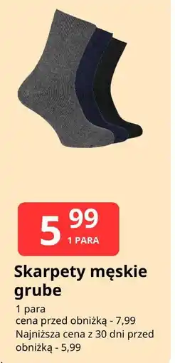 E.Leclerc Skarpety męskie oferta