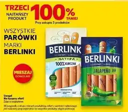 Kaufland Parówki z kurczaka Morliny Berlinki Natura oferta