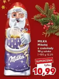 Kaufland Mikołaj z czekolady Milka oferta