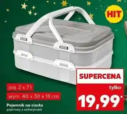 Kaufland Pojemnik na ciasto 40 x 30 18 cm oferta