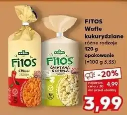 Kaufland Wafle kukurydziane śmietana & cebula Kupiec Fitos oferta