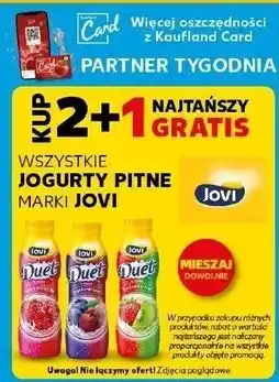 Kaufland Jogurt truskawka-kiwi Jovi Duet oferta