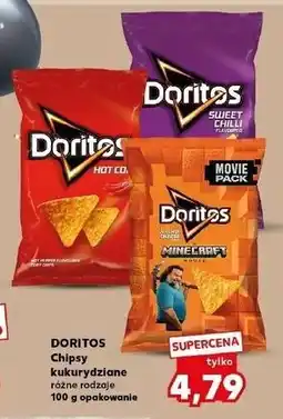 Kaufland Chipsy kukurydziane minecraft movie o smaku serowym Doritos oferta
