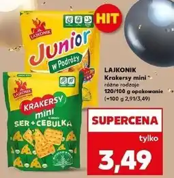 Kaufland Krakersy Lajkonik Junior W Podrózy oferta