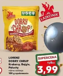 Kaufland Paluchy pełne ziaren sezamu lnu i chia Lajkonik Dobry Chrup oferta