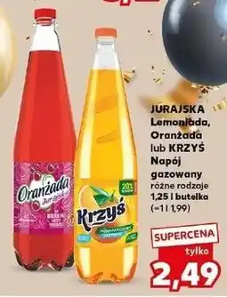 Kaufland Napój cytrynowy Jurajska Krzyś oferta