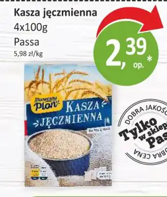 Passa Kasza jęczmienna Passa oferta