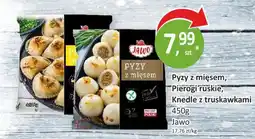 Passa Pyzy z mięsem, pierogi ruskie, knedle z truskawkami jawo oferta