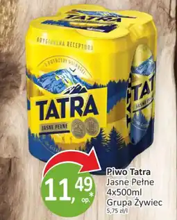 Passa Piwo Tatra Jasne Pełne Grupa Żywiec oferta