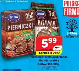 Delfin Pierniki z foremką kartonik, Piernik torebka Gellwe oferta