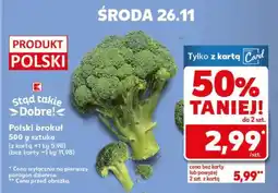 Kaufland Polski brokuł oferta