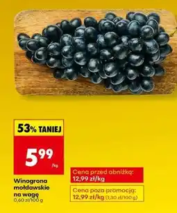 Biedronka Winogrona mołdawskie na wagę oferta