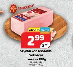 Delfin Szynka konserwowa Sokołów oferta