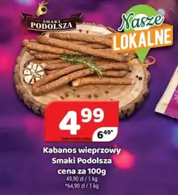Delfin Kabanos wieprzowy Smaki Podolsza oferta