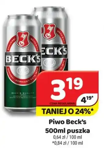 Delfin Piwo Beck's puszka oferta