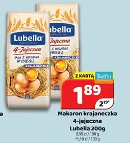 Delfin Makaron krajaneczka 4-jajeczna Lubella oferta