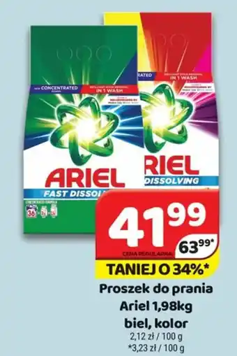Delfin Proszek do prania Ariel biel, kolor oferta