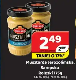 Delfin Musztarda Jerozolimska, Sarepska Roleski oferta