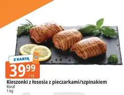 E.Leclerc Kieszonka z łososia wędzonego ze szpinakiem Koral (Graal) oferta