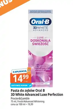 E.Leclerc Pasta do zębów doskonałe odświeżenie Oral-B Oczyszczanie Dziąseł oferta