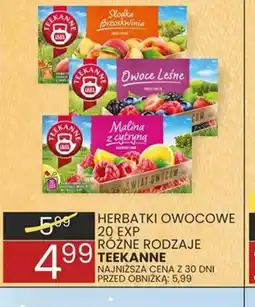 Wafelek Herbatki owocowe Teekanne oferta