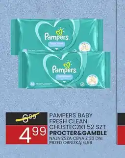 Wafelek PAMPERS BABY FRESH CLEAN CHUSTECZKI oferta