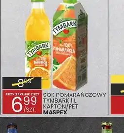 Wafelek Sok pomarańczowy Tymbark oferta