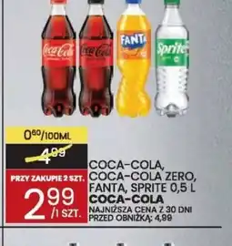 Wafelek Napój Coca-Cola, Fanta, Sprite oferta