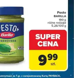 Carrefour Pesto Barilla oferta