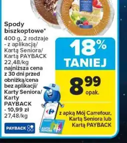 Carrefour Spody biszkoptowe oferta