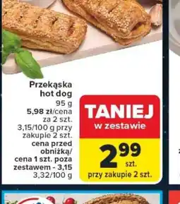 Carrefour Przekąska hot dog oferta