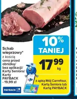 Carrefour Schab wieprzowy oferta