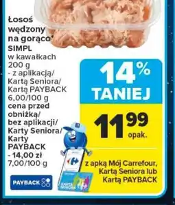 Carrefour Losoś wędzony na gorąco SIMPL oferta
