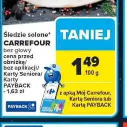 Carrefour Sledzie solone oferta