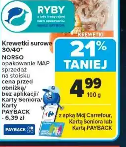 Carrefour Krewetki surowe oferta