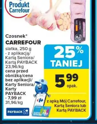 Carrefour Czosnek oferta