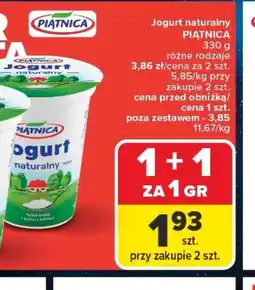 Carrefour Jogurt naturalny oferta