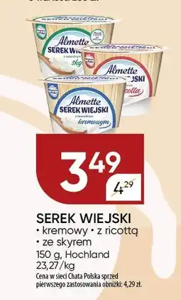 Chata Polska Serek wiejski Almette oferta