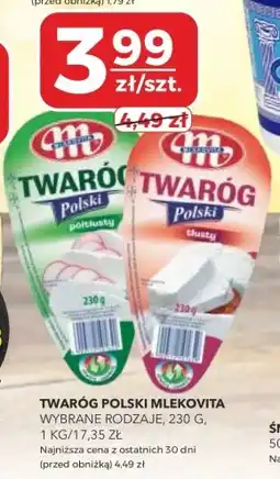 Społem Twaróg Mlekovita oferta