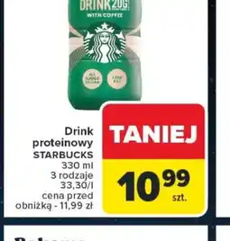 Carrefour Drink proteinowy STARbucks oferta