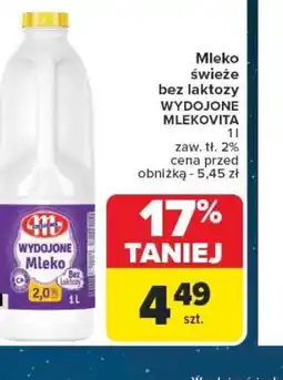 Carrefour Mleko świeże bez laktozy oferta