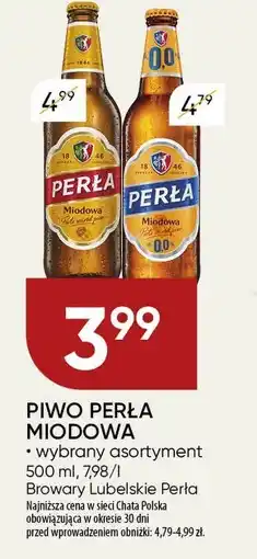 Chata Polska Piwo Perła oferta