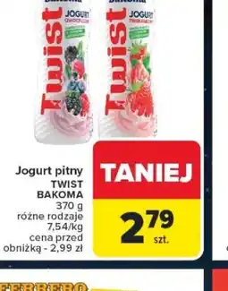 Carrefour Jogurt pitny TWIST BAKOMA oferta