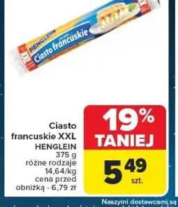 Carrefour Ciasto francuskie XXL oferta