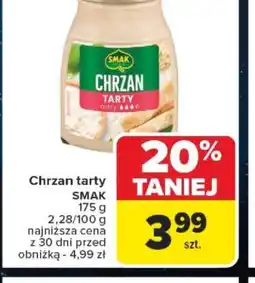 Carrefour Chrzan tarty oferta