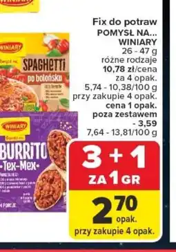 Carrefour Fix do potraw POMYSL NA... WINIARY oferta